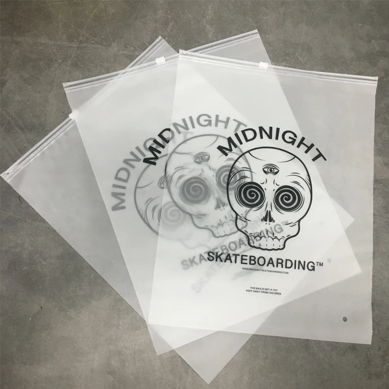 Custom Transparent Recycle Eco-Friendly For Clothing Packing Shipping Zip Zipper Lock Plastic Bag With Custom Logo