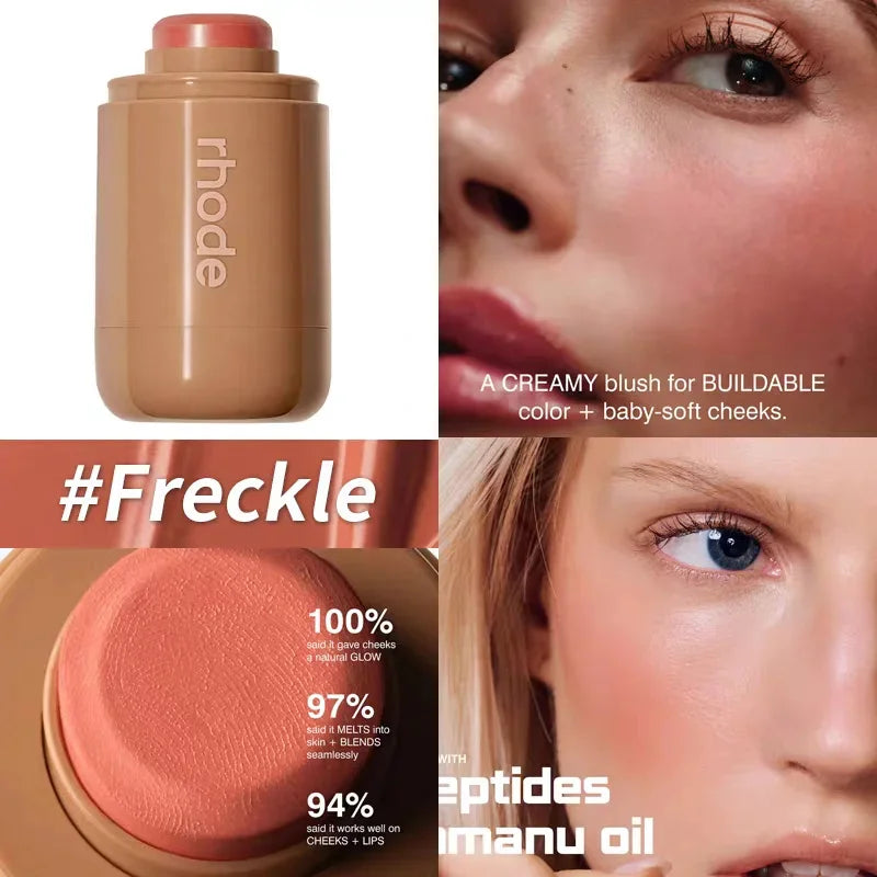 Rhodeskin Spring Lip Gloss Lip Balm Smoothing Lipstick Lines Lasting Nourishing Women Daily Care Makeup Moisturizer Blush Girl