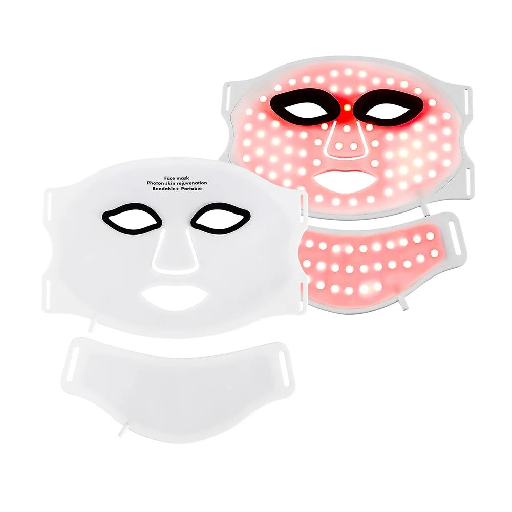 Silicone LED Face & Neck Mask – 7-Color Photon Light Therapy