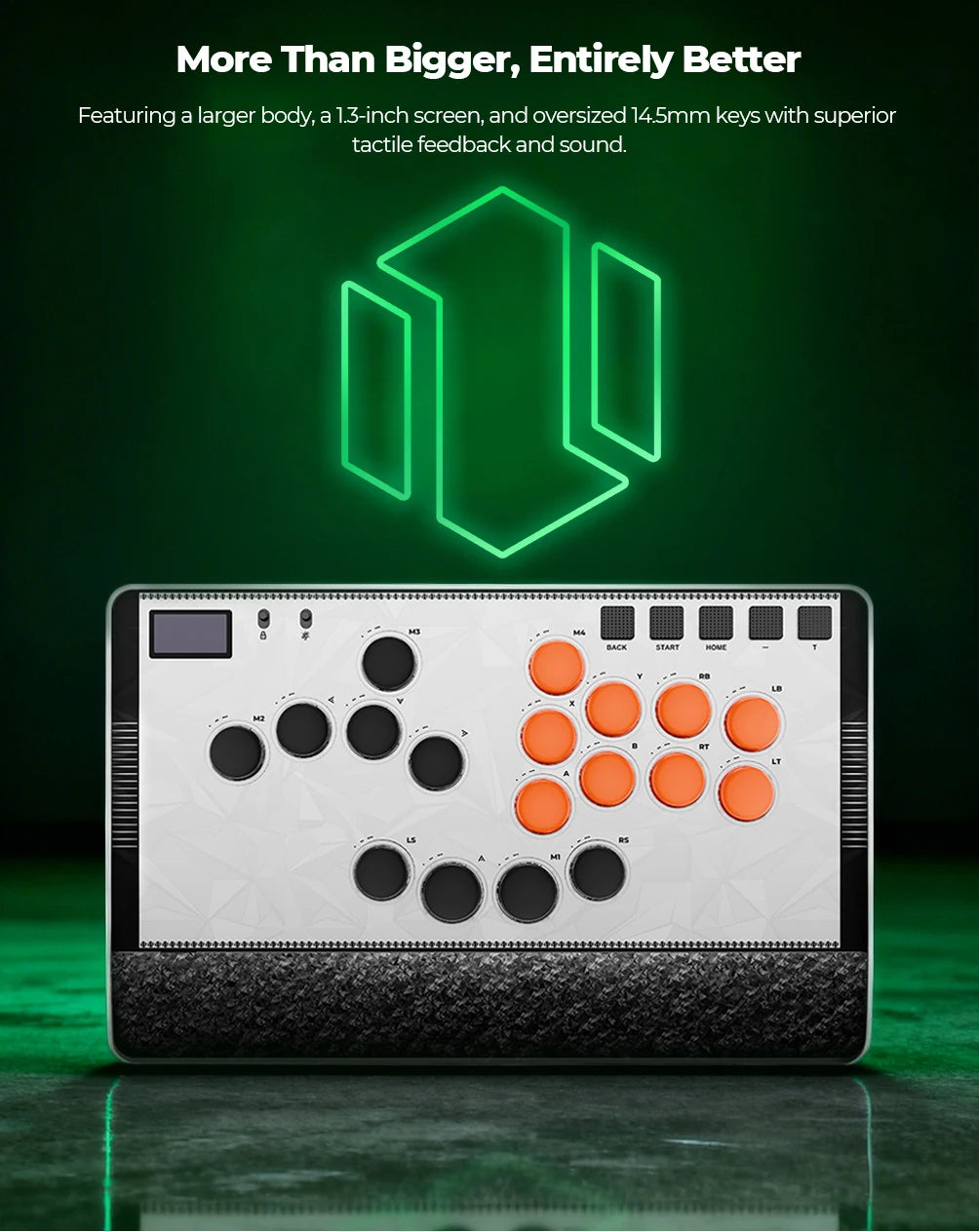 Haute42 C-AT Magnetic Leverless Hitbox Controller Stickless Arcade Controller Keyboard For PC/PS4/PS5/Switch Hitbox Fightstick