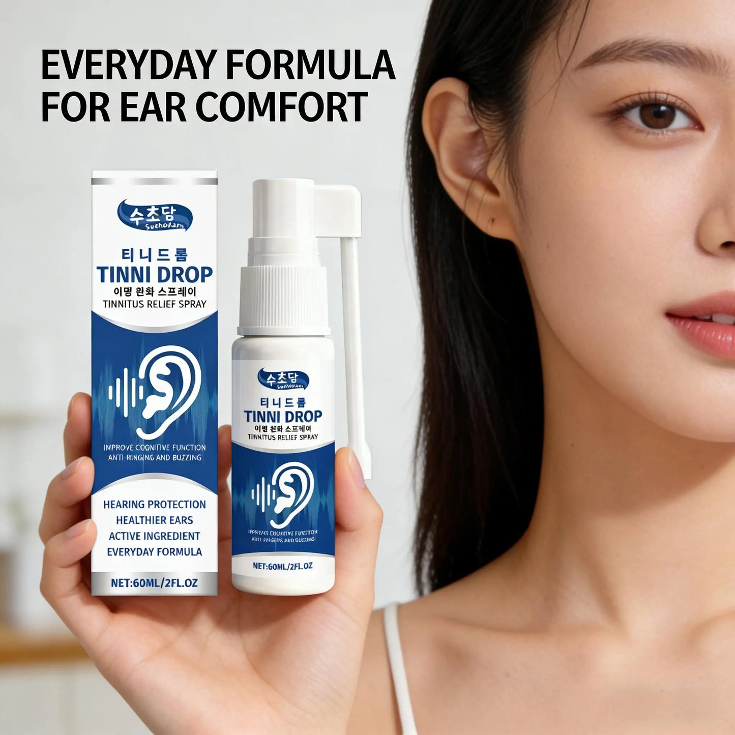 Ear Cleaning Spray 60ml — Earwax Removal & Gentle Ear Hydration Care