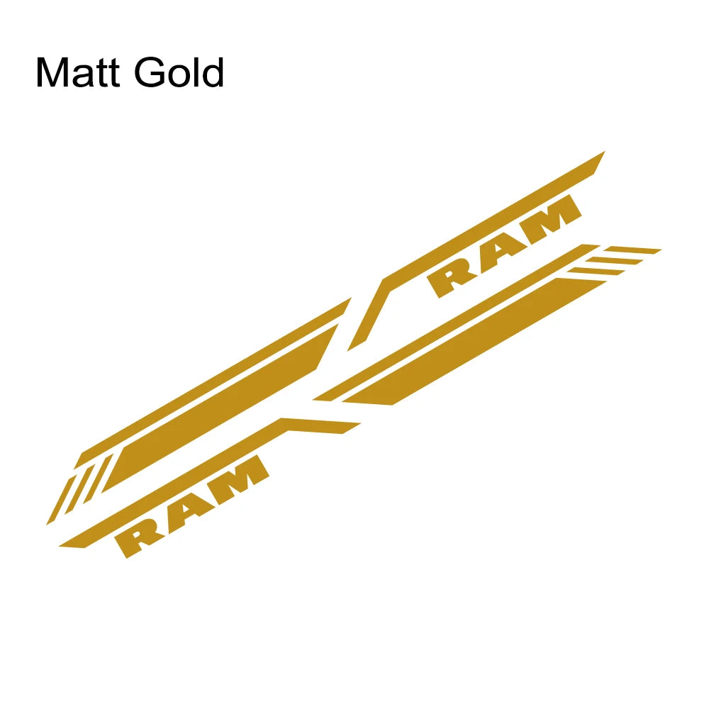 Pickup Bed Side Stripe Decal - Dodge Ram 1500/2500/3500 Rebel/TRX Style