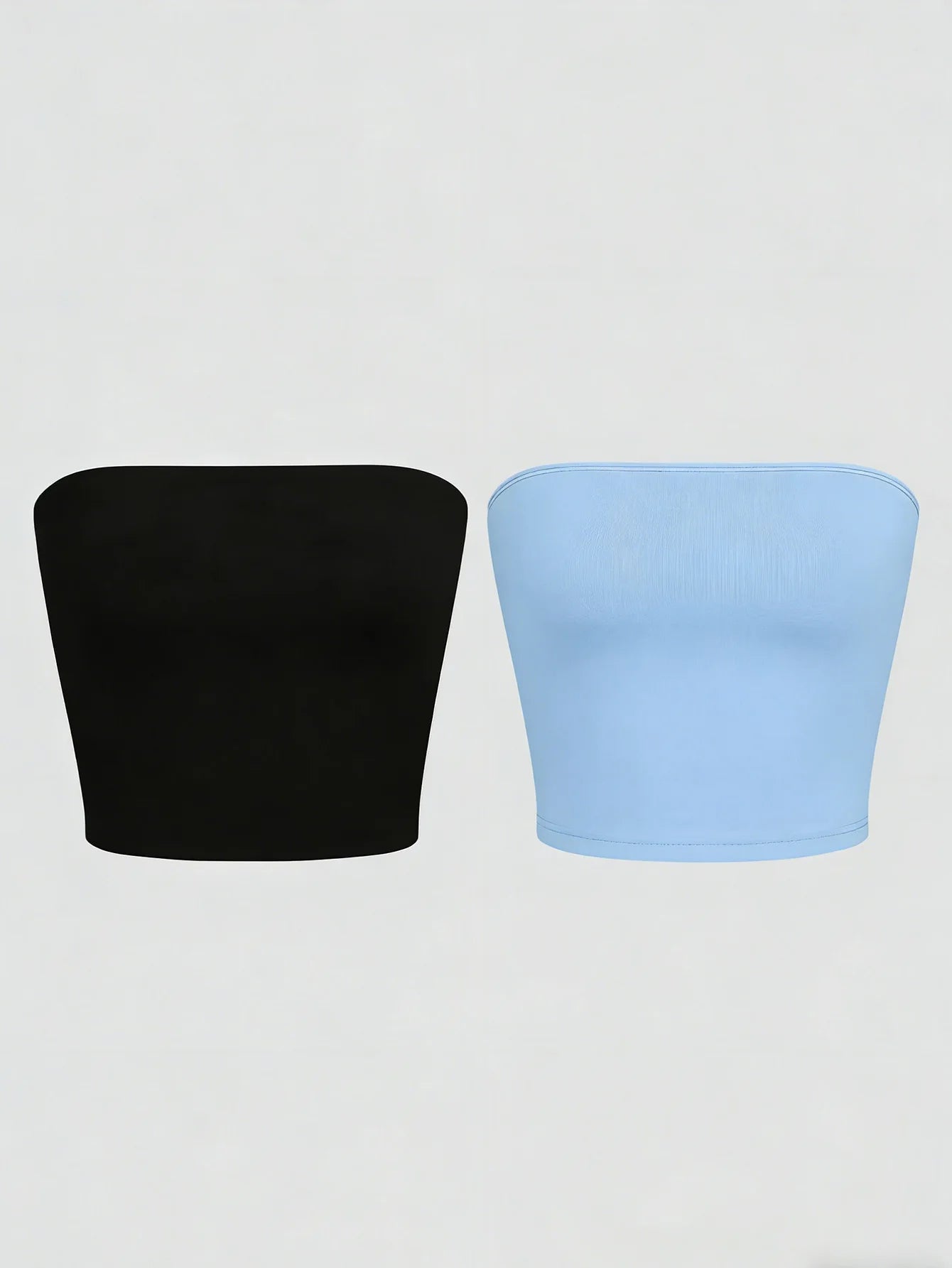 Women's Strapless Backless Halter Blouse, 2-Pack — Sexy Summer Tops