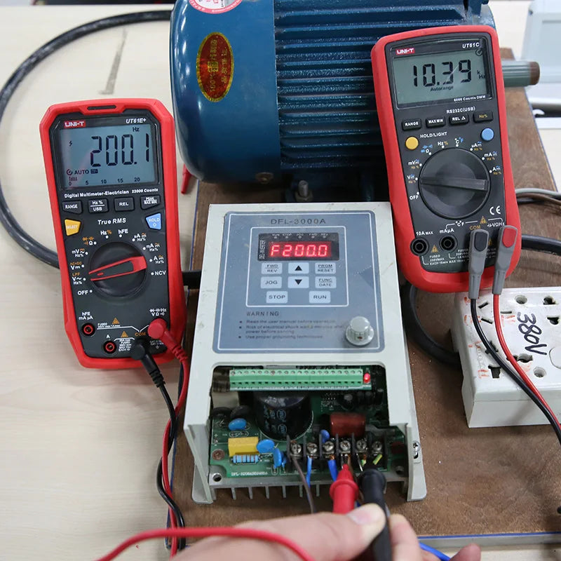 UNI T Professional Digital Multimeters UT61B+ UT61E+ UT61D+1000V Analog Multimeter Resistance Capacitance Test Multi Tester
