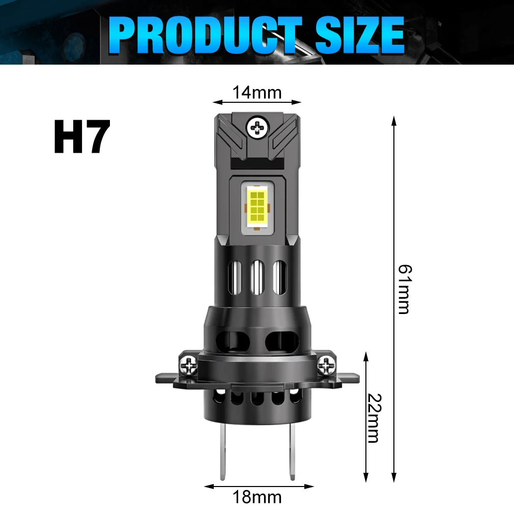 XSTORM H7 LED Lights Bulbs 150W 60000LM H1 LED Headlights Canbus H4 LED Headlights Car Turbo Lamps  6000K 12V Automobile ﻿ ﻿