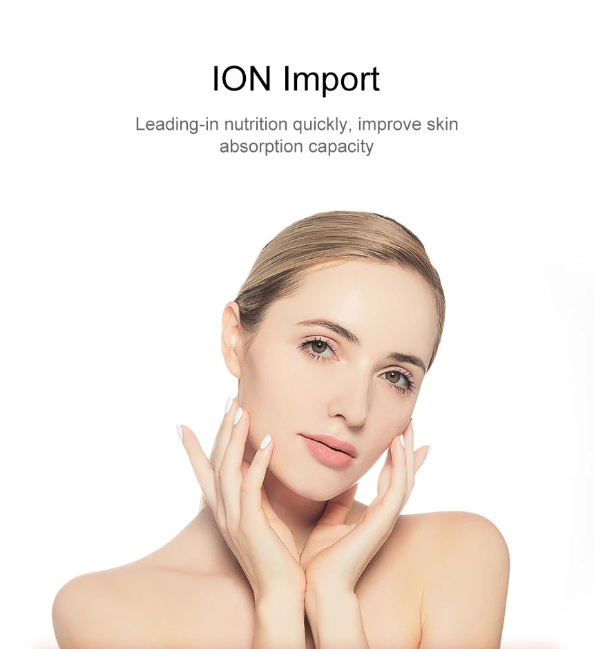 ANLAN Ultrasonic Skin Scrubber Facial Pore Cleansing Spatula Microcurrent Facial Lifting Ultrasonic Peeling Beauty Skincare Tool