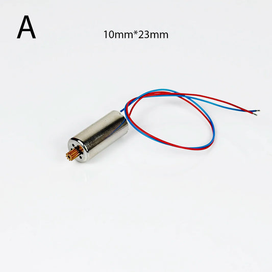 Mini 10mm*23mm 1020 Coreless Motor DC 3V 3.7V 6V 7.4V High Speed 9T Brass Gear for RC Car Model Drone Quadcopter Aircraft Engine