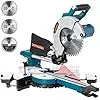 DOVAMAN 10" Sliding Miter Saw — Dual-Mode Cutter with Laser & 3 TCT Blades