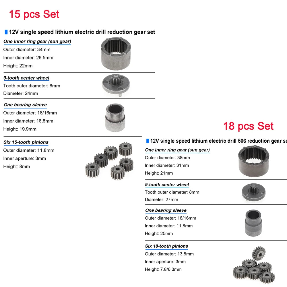 1pc Gear 7/ 9/11/12/13/14/15/16 Teeth Metal Gear for RS550/775/795/755 DC Motor For Fan Home Tool Toy