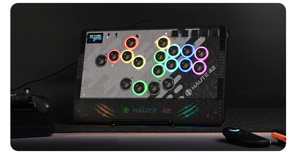 Haute42 C-AT Magnetic Leverless Hitbox Controller Stickless Arcade Controller Keyboard For PC/PS4/PS5/Switch Hitbox Fightstick
