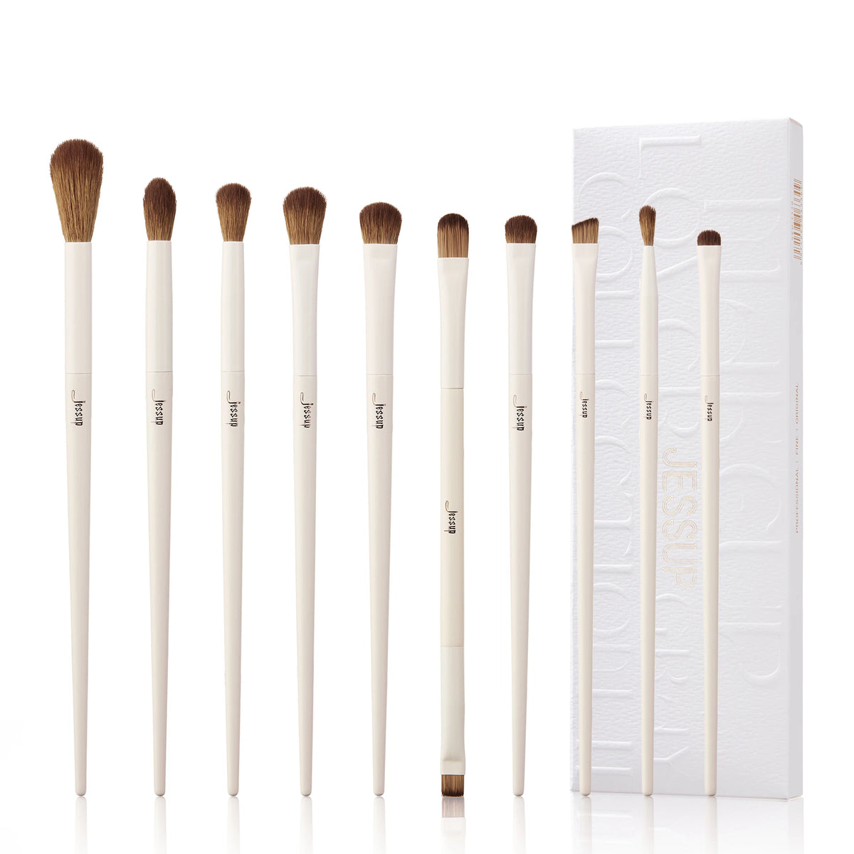 Jessup Makeup Brushes Set,10-14pcs Make Up Brush Contour Foundation Powder Eyeshadow Highlight Blending Concealer Liner T336