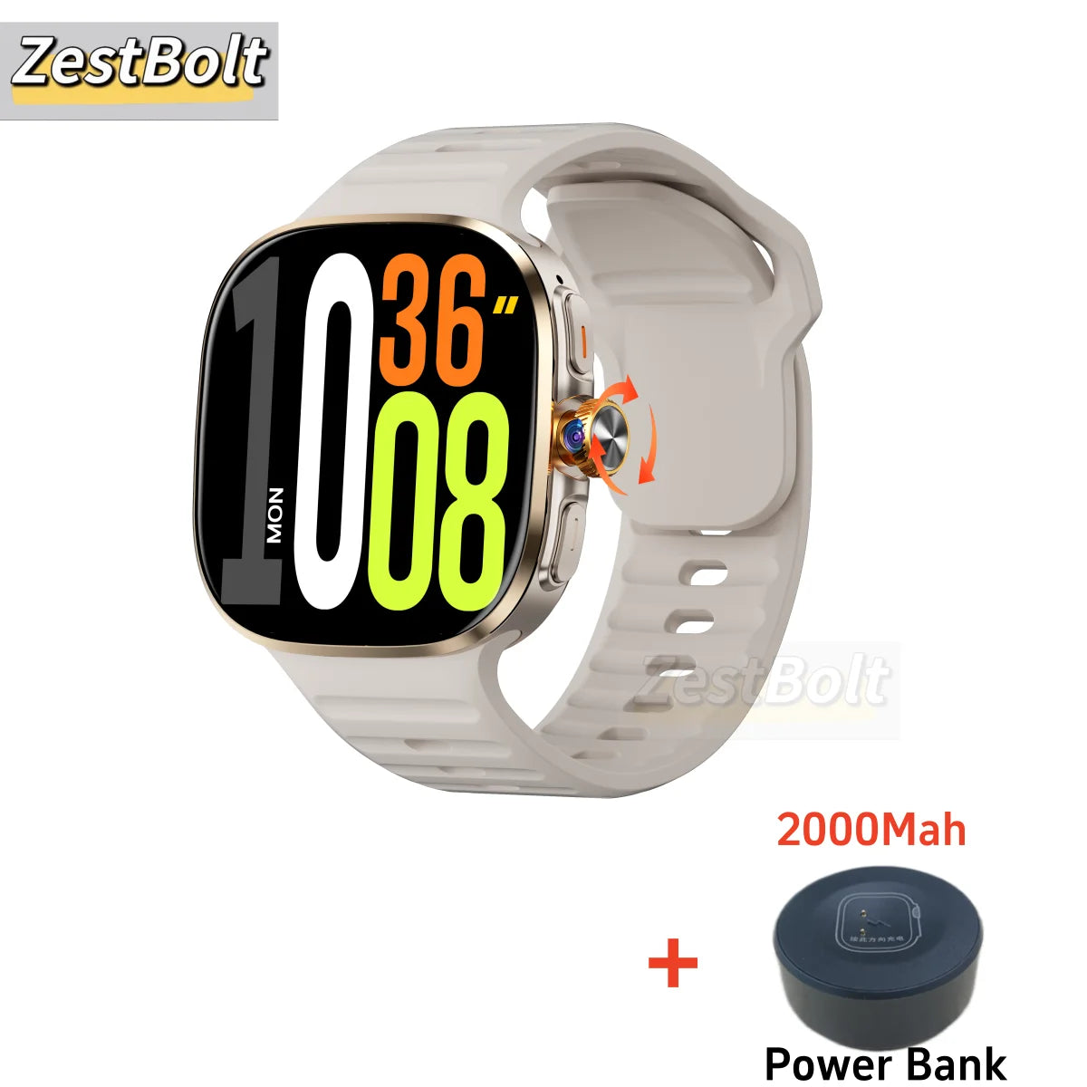 Global Version M99 Smartwatch 2.4 inch Amoled Screen insert Sim Card GPS WIFI 190° Rotating Camera Game Android 10.0 Smart Watch