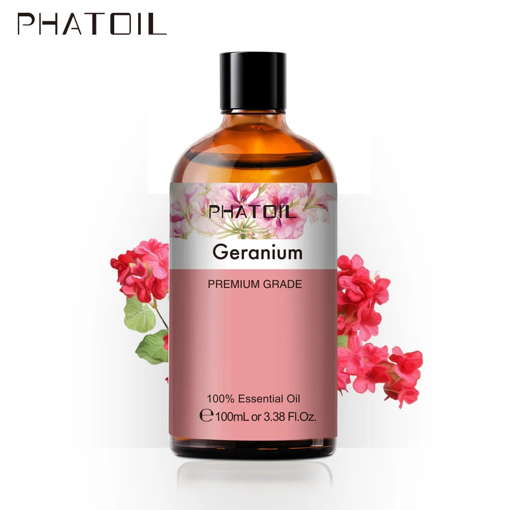 100ml Pure Essential Oil for Diffusers — Aromatherapy (Lavender, Rose, Peppermint & More)