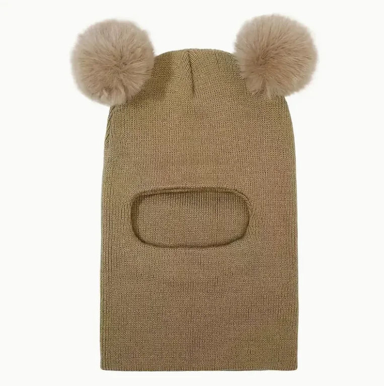 Baby Pom-Pom Knit Beanie - Soft Stretchy Winter Hat 0-3 Years - photo 8