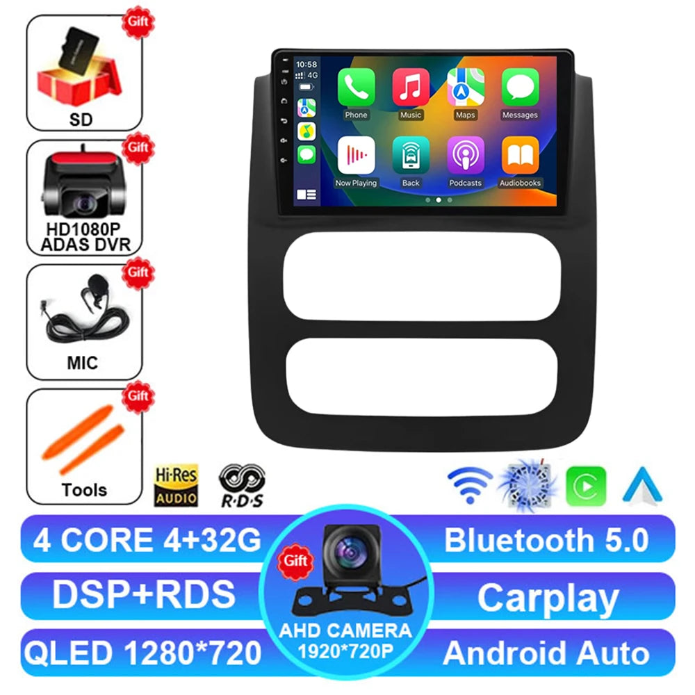 Android 15 Car Radio for 2002-2005 Dodge RAM - CarPlay & GPS