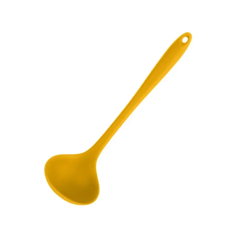 Yellow Silicone Kitchen Utensil Set - Spatulas for Cooking and Baking - photo 9