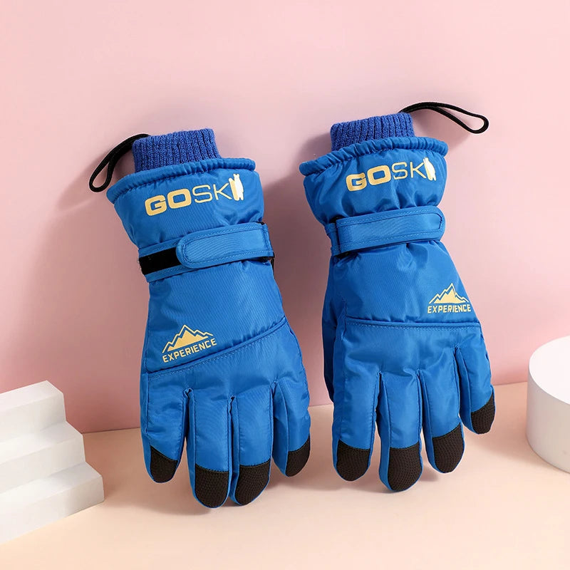 Kids Winter Ski Gloves - Thick Anti-Slip Snow Mittens - photo 12