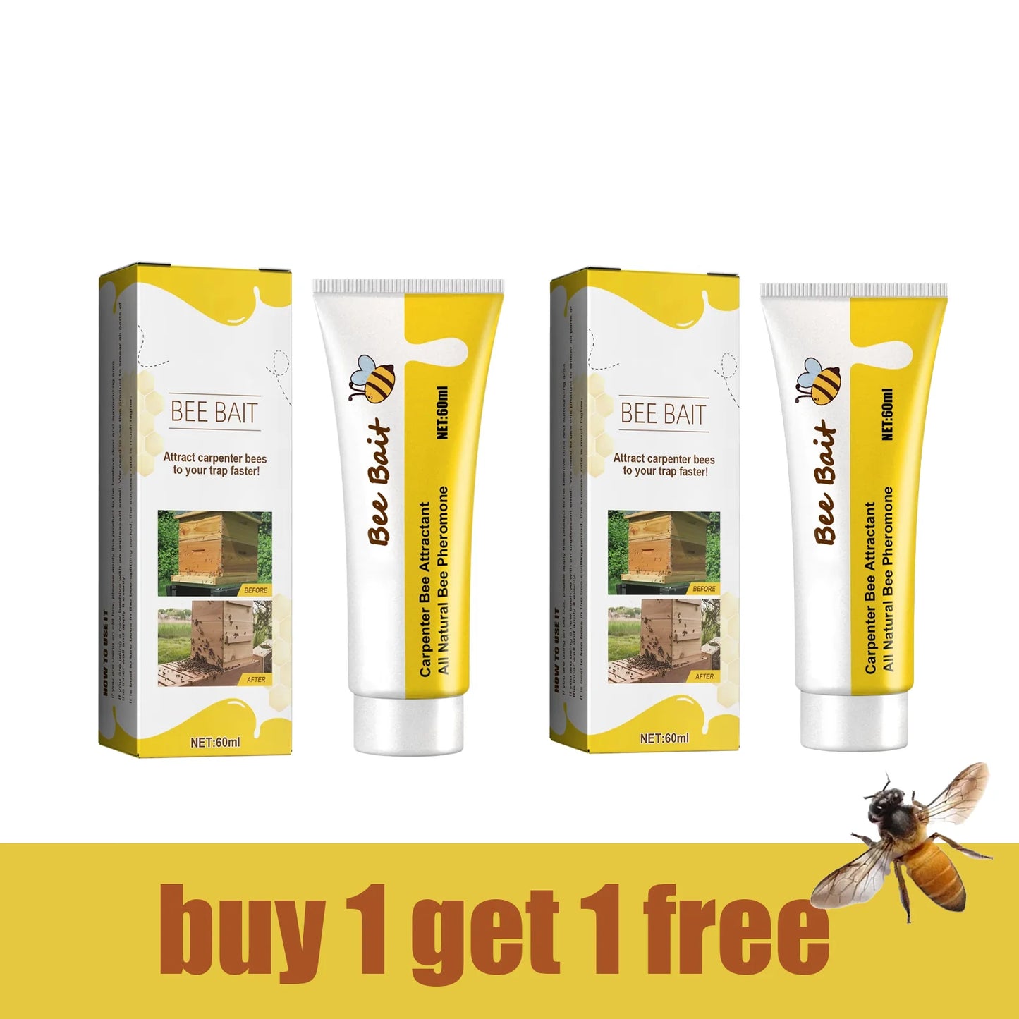 Outdoor Beekeeping Bee Attractant Bait Queen Pheromone Lure Swarm Commander for Honey Hive Attraction