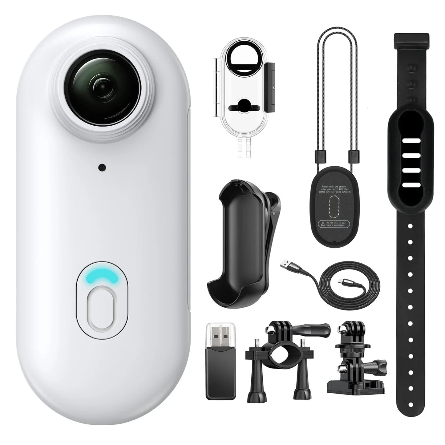 Mini Body Camera — Helmet & Handlebar Motorcycle Sports Cam