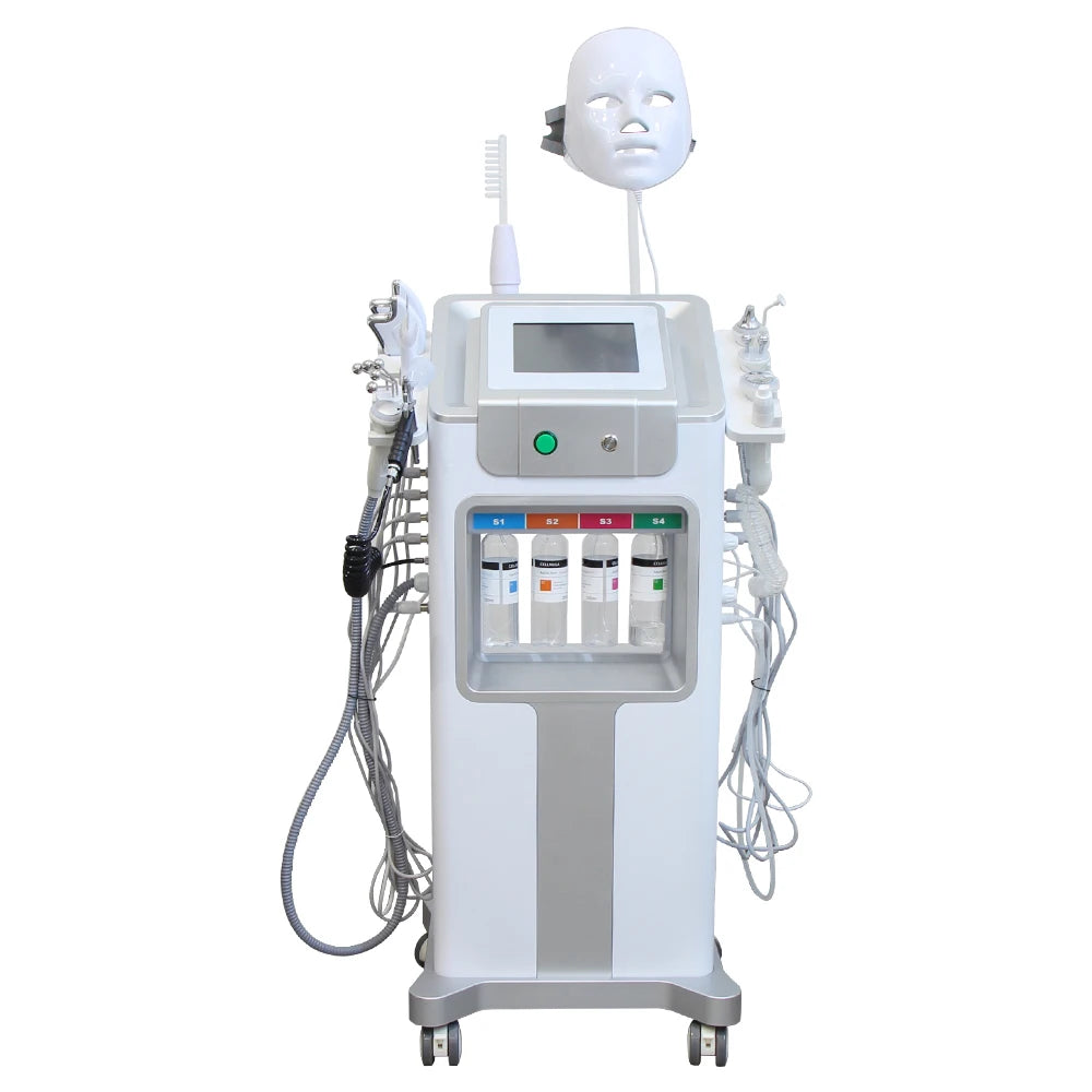 12-in-1 Hydra Facial Machine — Aqua Peel Skin Cleansing Device