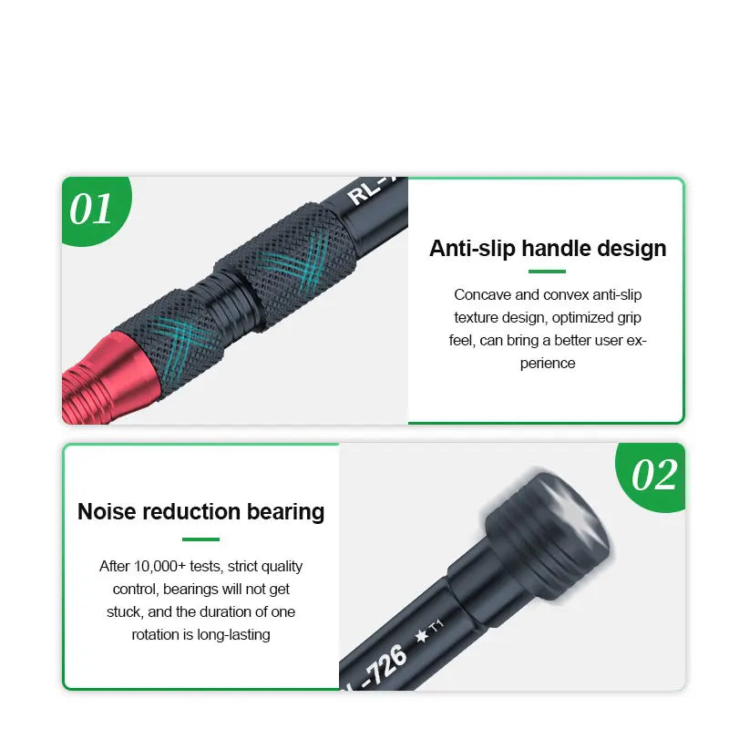 RELIFE RL-726A 3D Torque Screwdriver Anti-slip Prevent Over-force Slippage for Mobile Phone and Tablet Computer Repair Tools