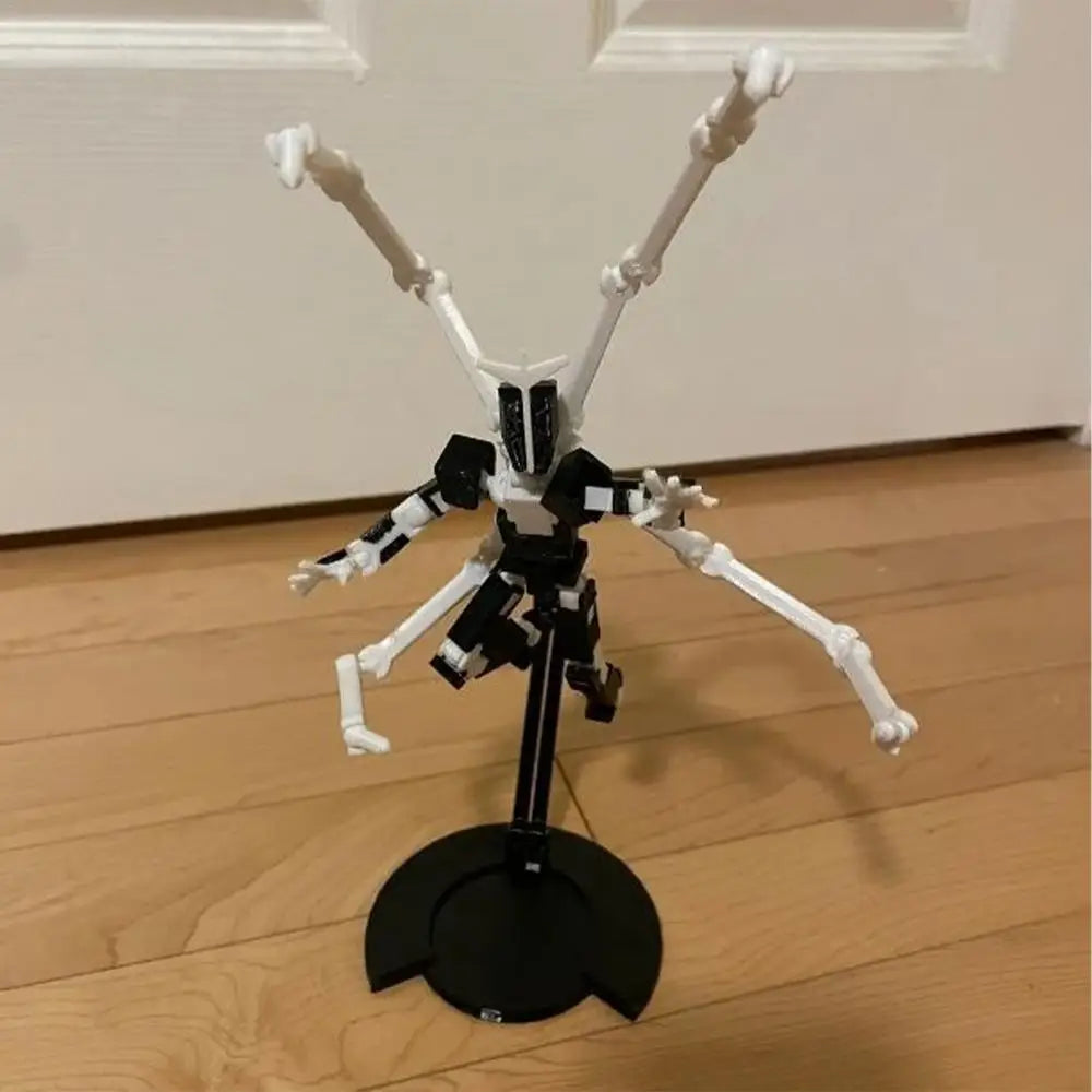 3D Movable Multi-Joint Robot Action Figure — Poseable Desktop Toy & Decor