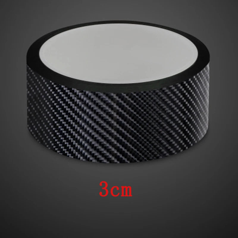 Nano 3D Carbon Fiber Car Door Sill Protector Strip – Waterproof Bumper Tape & Body Protection Film 1–10M