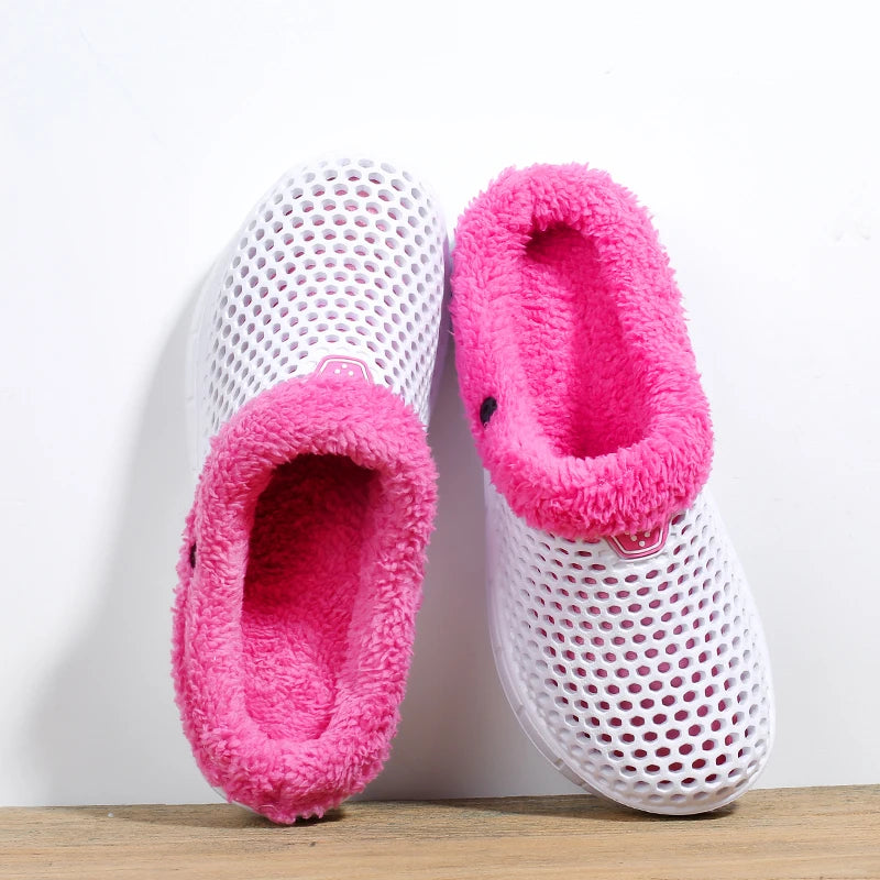 Unisex Fuzzy Mule Slippers - Fur Lined Non-Slip House Shoes - photo 10