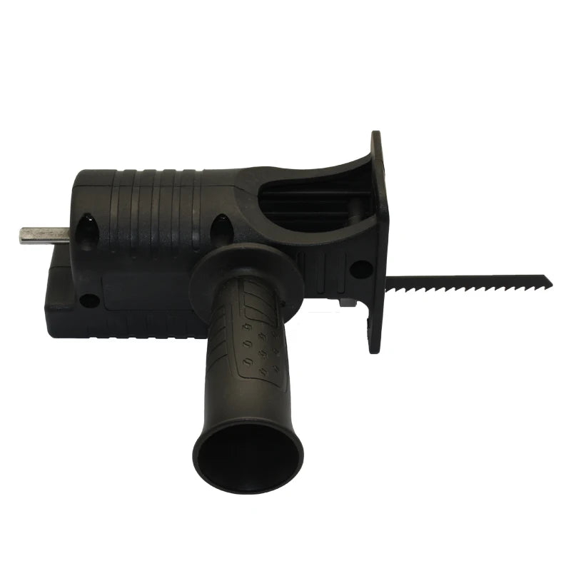 MMAlto Portable Reciprocating Saw Drill Adapter – Converts Drill to Reciprocating Saw | 3 Saw Blades Included | Wood & Metal Cutting | DIY Tool