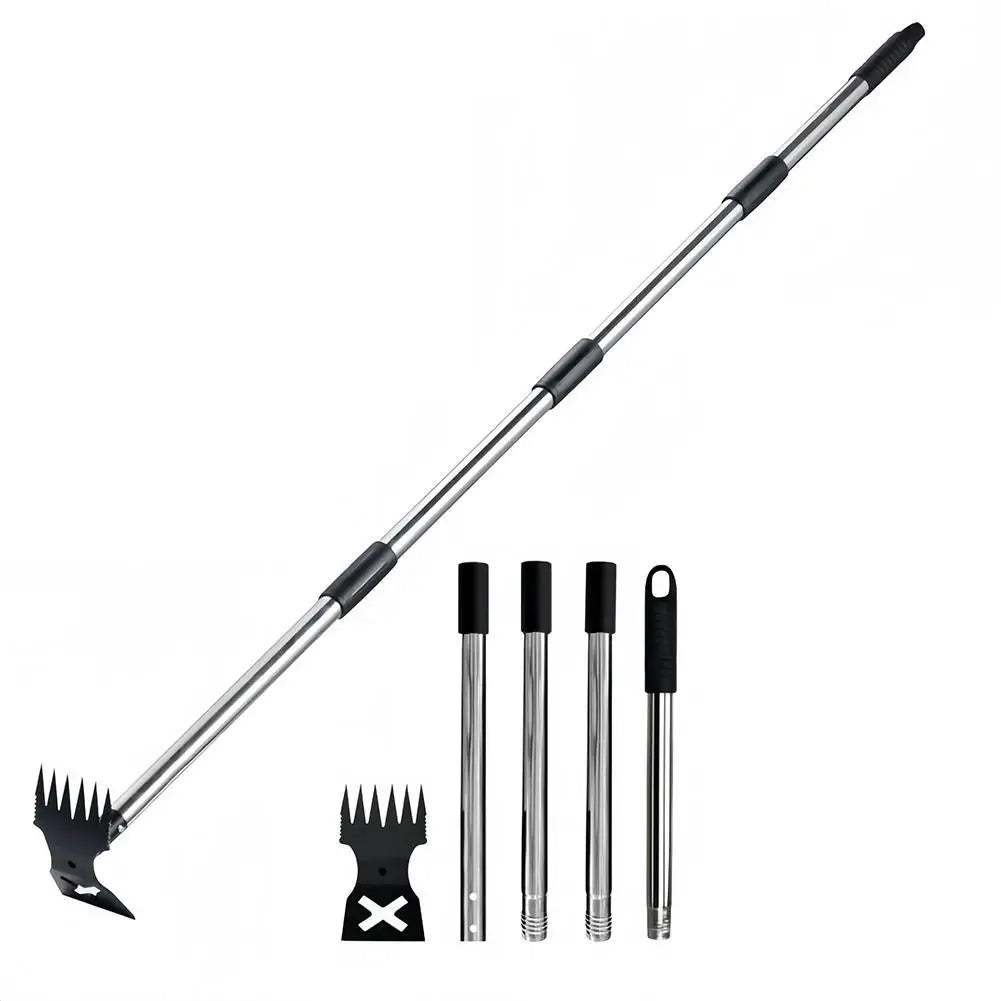 Long-Handle Weed Puller – 2-in-1 Stand-Up Root Remover for No-Bend Lawn Weeding