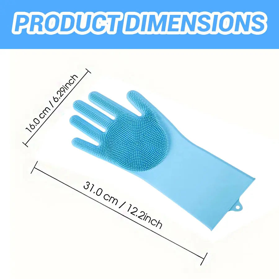 Upgraded Pet Hair Remover Gloves Gentle Deshedding Grooming Gloves for Dogs Cats & Horses Long & Short Hair Pet Grooming Tool