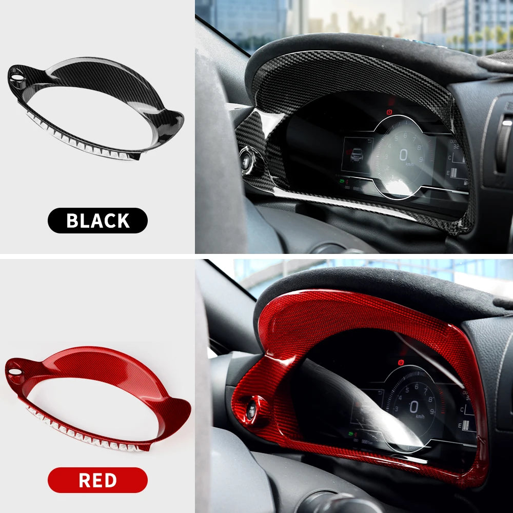 Real Hard Carbon Fiber For Subaru BRZ Toyota GR86 2021 2022 2023 2024 LHD RHD Car Trim Panel Sticker Dry Carbon Accessories