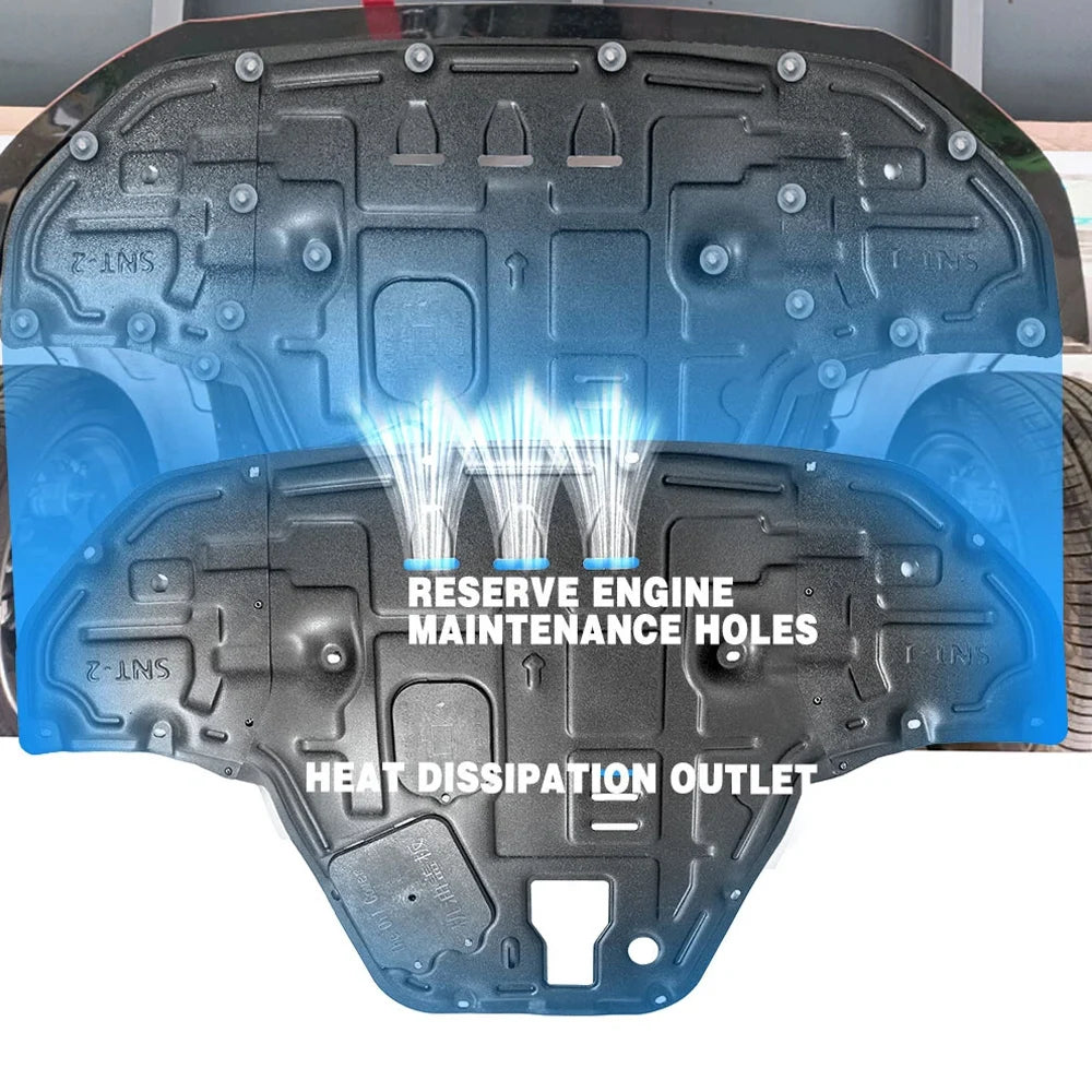 1 PCS New Car Front Engine Under Cover Splash Shields Durable For Hyundai Sonata 2026-2026 High Quality Car Fender Accessories