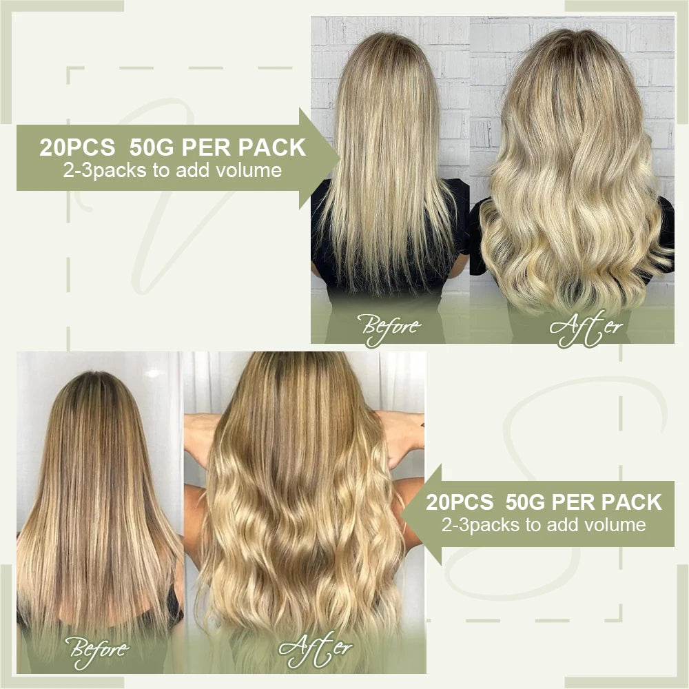 VeSunny Remy Tape In Hair Extensions  Brazilian Human Natural Hair 12-22 inches 30&50G  Balayage Color  Human Hair  Extensions