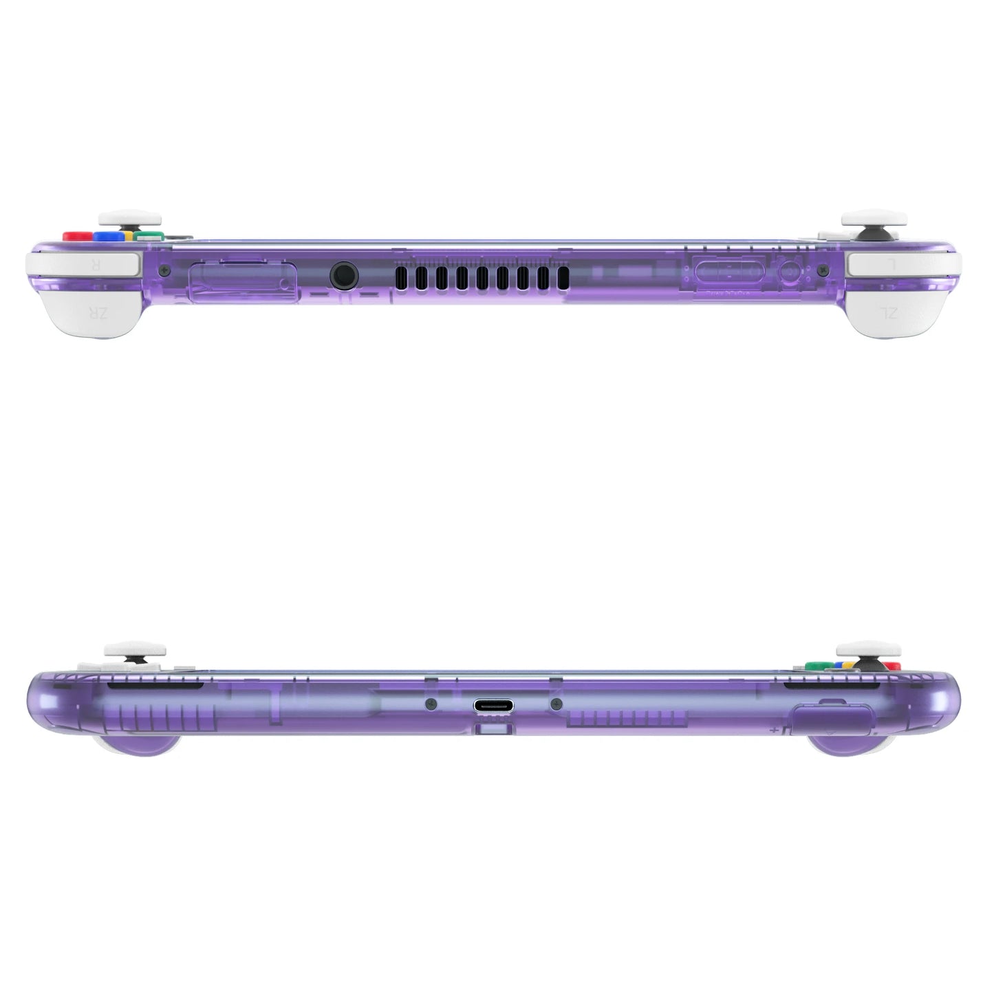eXtremeRate Replacement Handheld Controller Housing Custom Shell with Screen Protector & ABXY Buttons for Nintendo Switch Lite