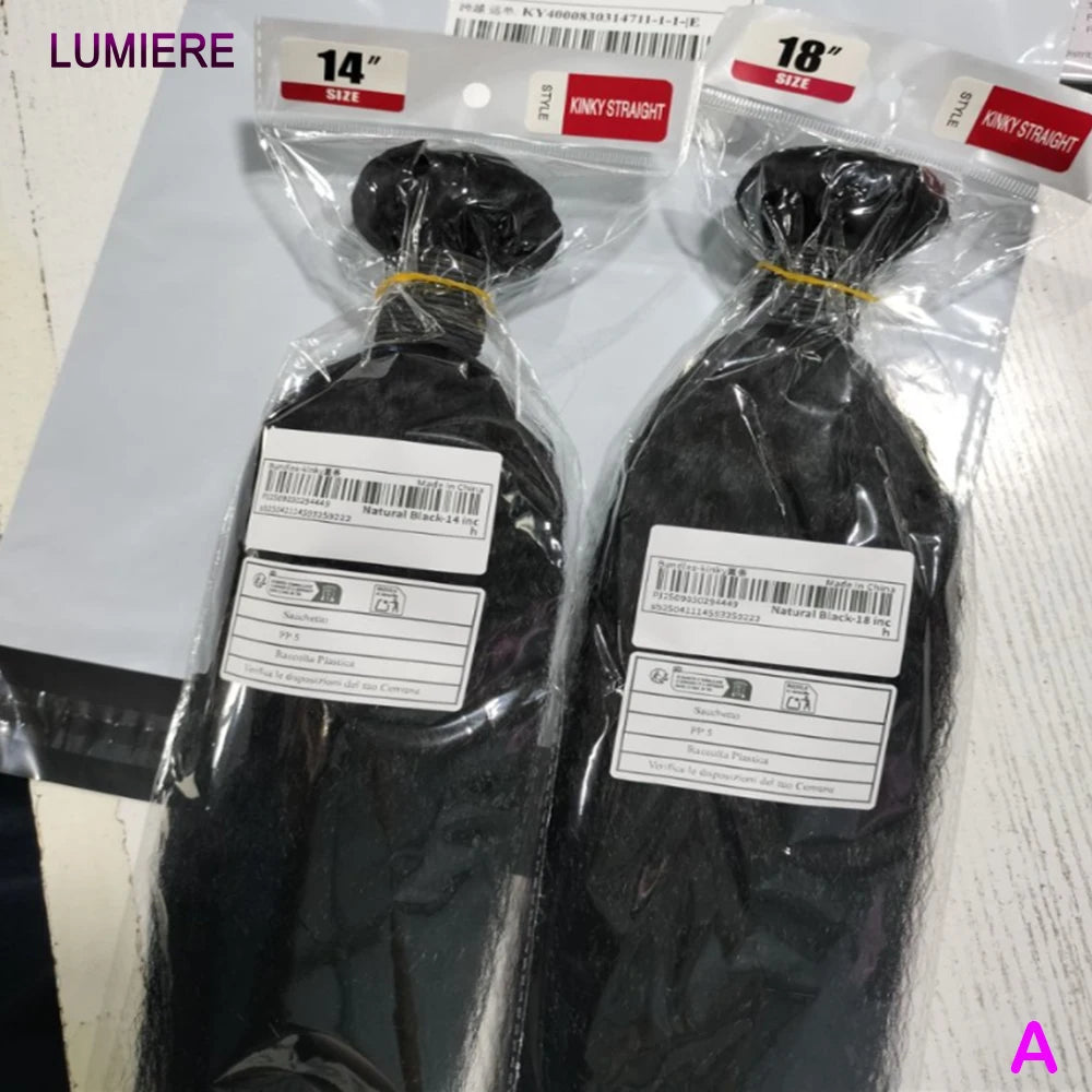 Kinky Yaki Straight Human Hair Bundles Deal Raw Virgin Human Hair Bundles Deal Brazilian Hair Extensions On Sale Clearance