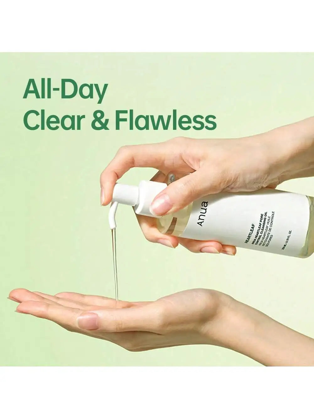 Anua Heartleaf Pore Control Cleansing Oil, Oil Cleanser for Face, Makeup Blackhead Remover, Korean Skin Care 6.76 fl oz(200ml)