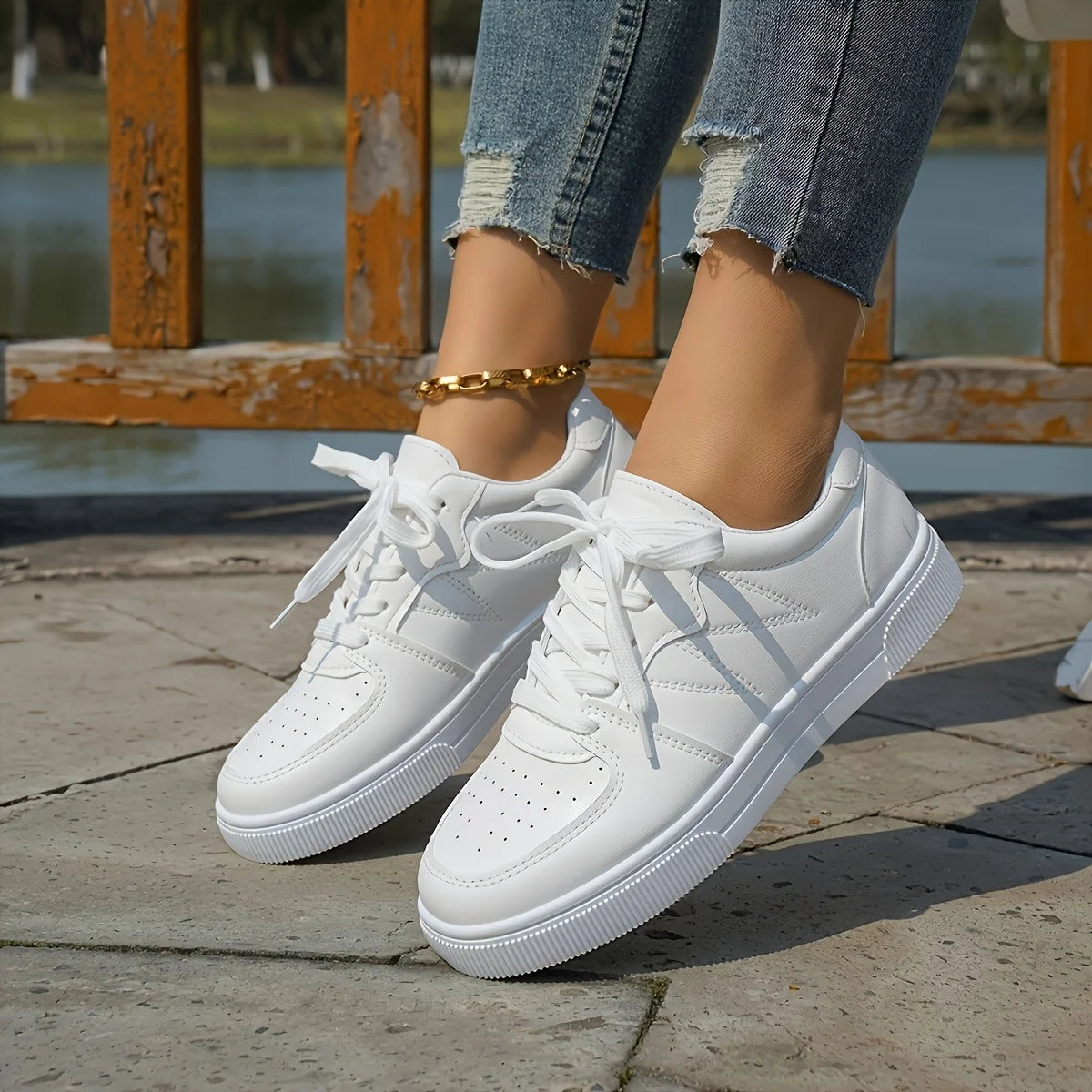 Breathable Walking Sneakers for Women — Lightweight Sport Casual Trainers