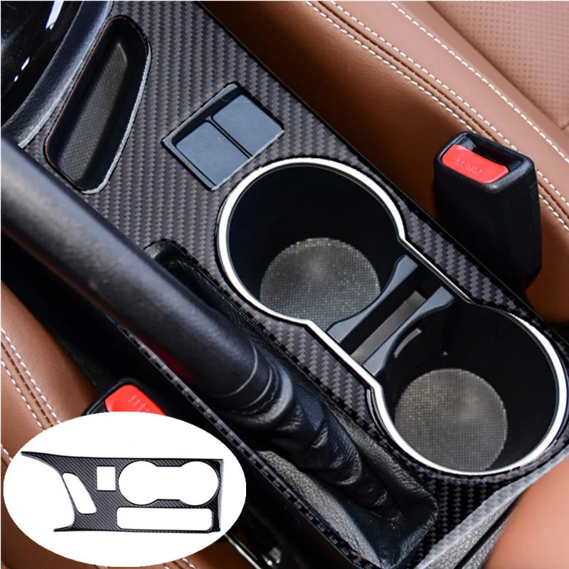 Black Carbon Fiber Car Interior Decoration Protection Sticker Auto Accessories For Toyota Corolla 2014 2015 2016 2017 2018