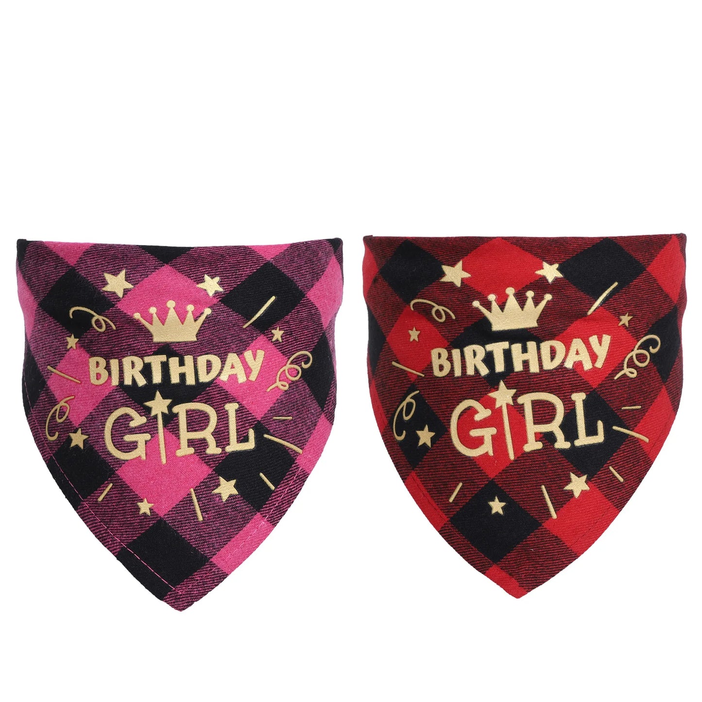 NONOR Birthday Pet Bandanas Collar for Dogs Cats Cotton Triangular Bibs Scarf Collar Pet Items Puppy Accessories