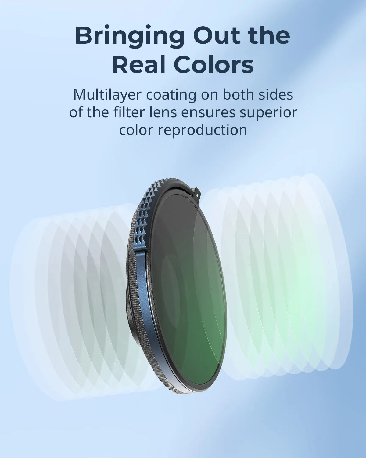 SmallRig CPL & VND 3-5 Filter for DJI Osmo Action 4 Combining ND8 ND16 ND32 CPL Fiter into One, Multicoated HD Optical Glass4941