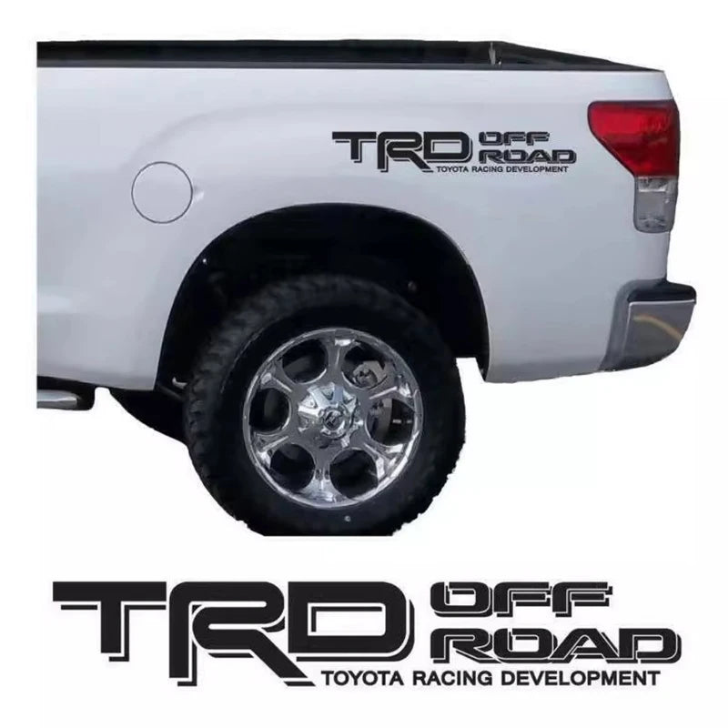 Suitable for Toyota Transit logo TRD OFFROAD modified sticker, personalized decorative body sticker waterproof latte