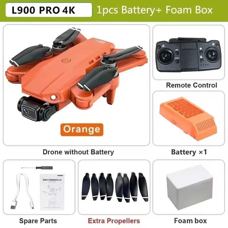 LYZRC L900 Pro SE MAX Drone 4K Professional Dual HD Camera GPS 5G WIFI 360° Obstacle Avoidance Brushless Motor Rc FPV Quadcopter