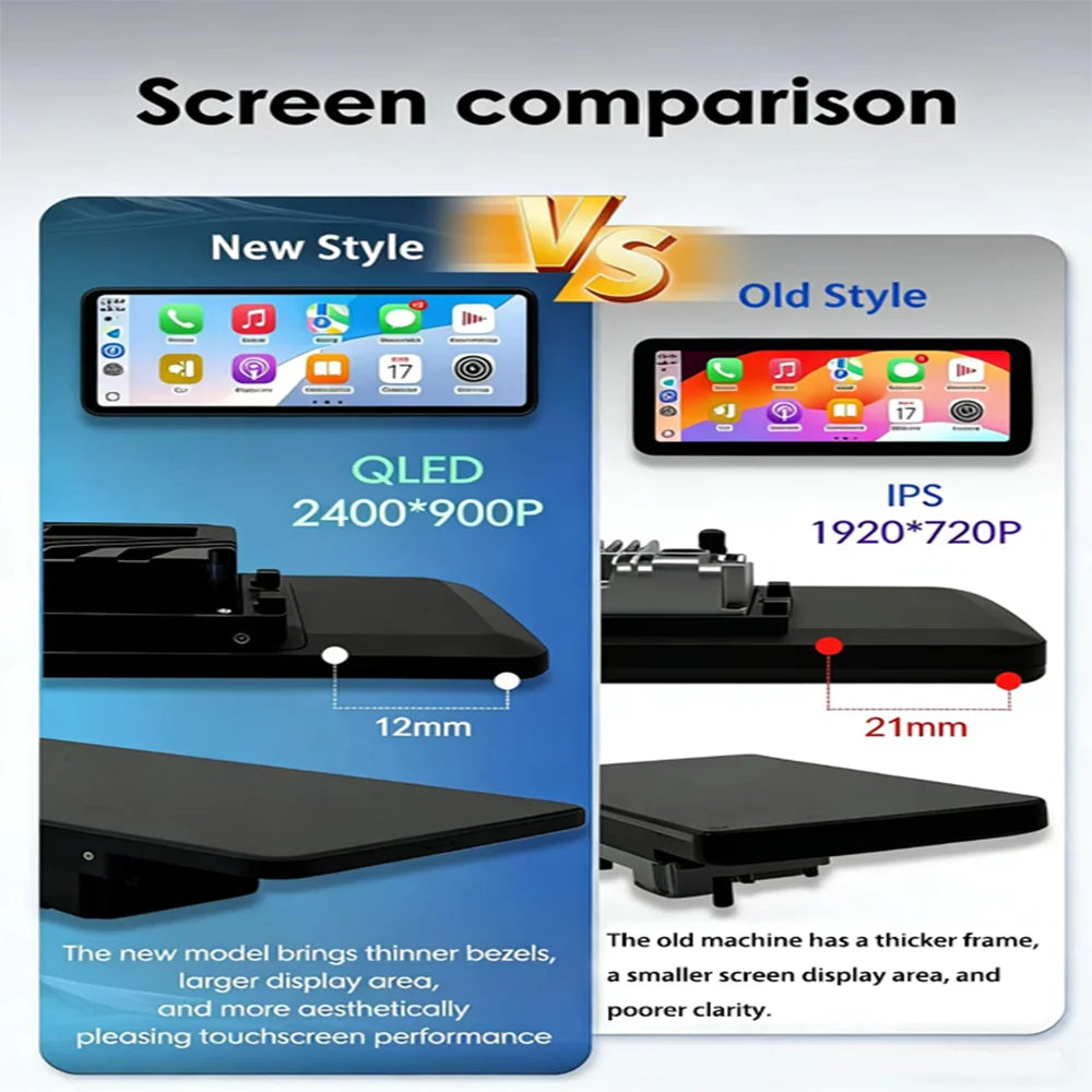 Android 15 Car QLED Screen For GMC Yukon Chevrolet Tahoe Suburban 2007-2013 GPS Navigation Multimedia Player Stereo Head Unit