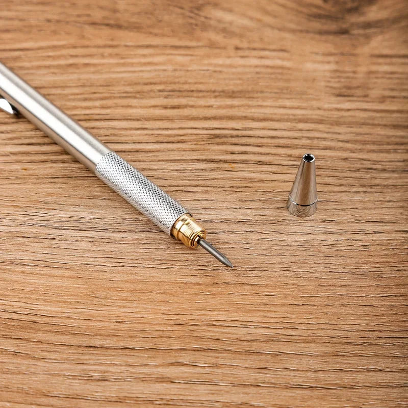 Full Metal Mechanical Pencil Set 0.3 0.5 0.7 0.9 1.3 2.0mm HB Automatic Pencil With Leads,for Art Drawing Writing Sketchin