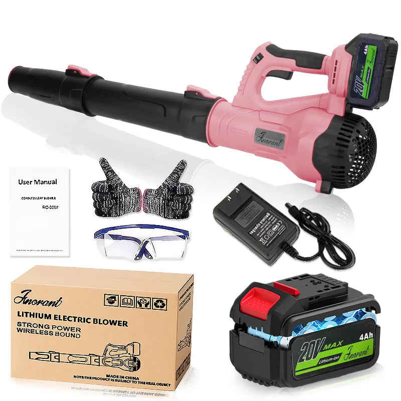 Cordless Leaf Blower – Ultra-High-Power Garden Blower for Leaves, Dust & Snow Removal