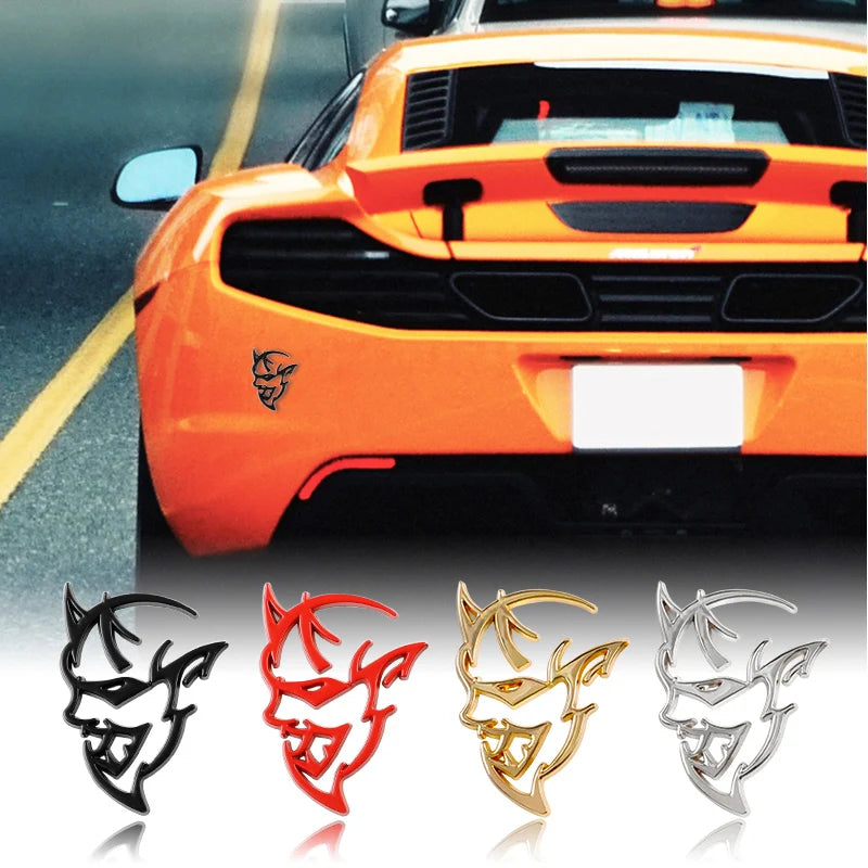 3D Metal Emblem Badge Decal for Dodge Vehicles - Custom Look