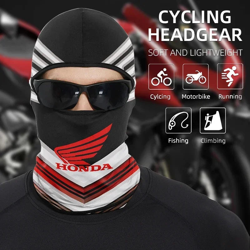 Outdoor motorcycle windproof and UV resistant face mask arm cover For Honda CRF CB CR XR CRM CBR 125R CBR600RR CB1000R
