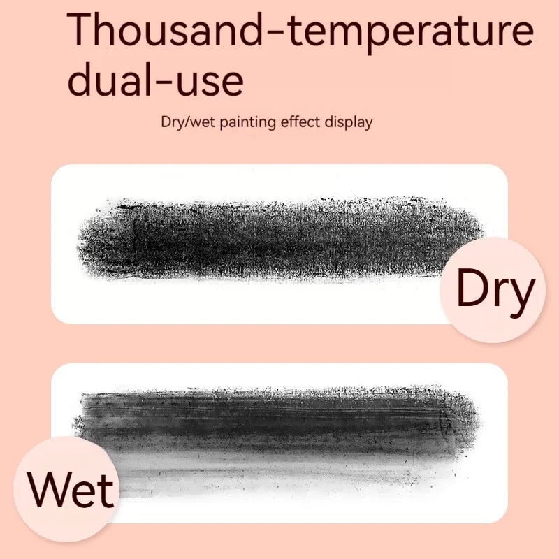 Sketch Toner Dry Wet Sketching Graphite Scribble Charcoal Powder Carbon Powder Blendable Finest Pigment Soft Artists Pastels