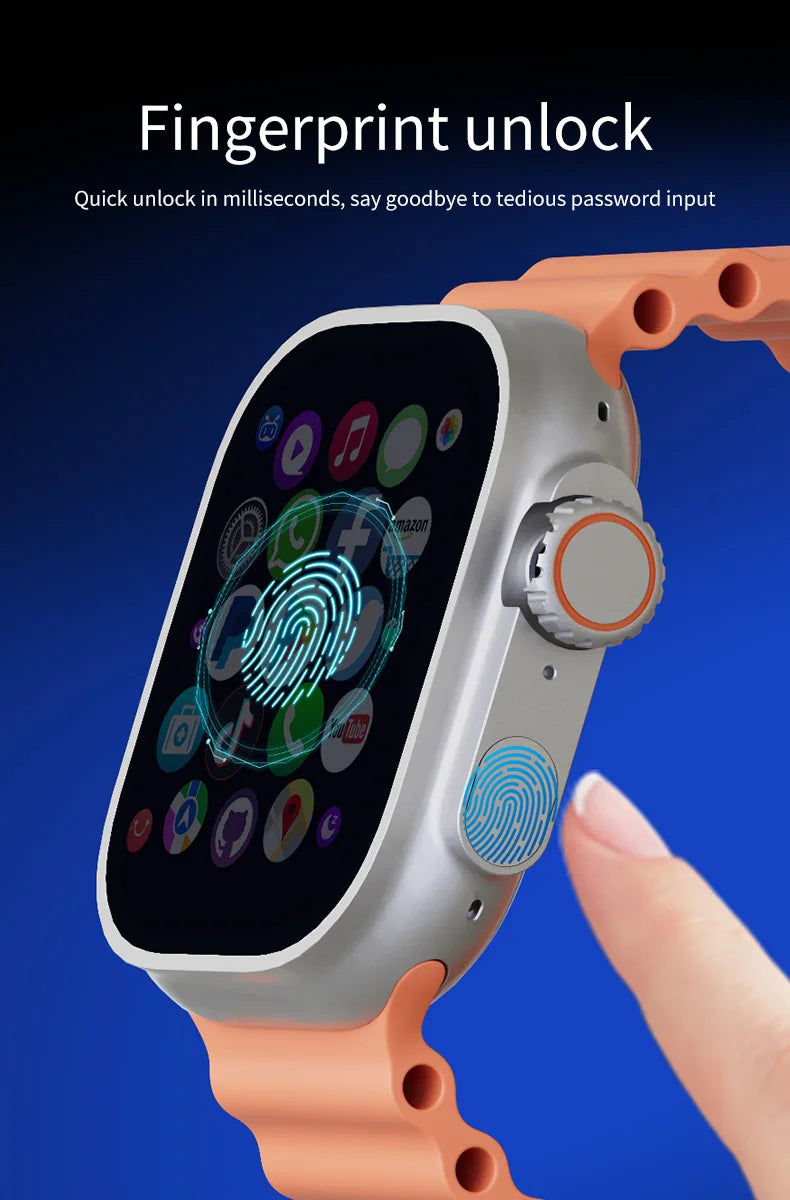 New Men Women's Smartwatch 2.29inch S10 Ultra Smart Watch With Rotary Camera GPS WIFI Google Play Store Touch ID 256GB Storage